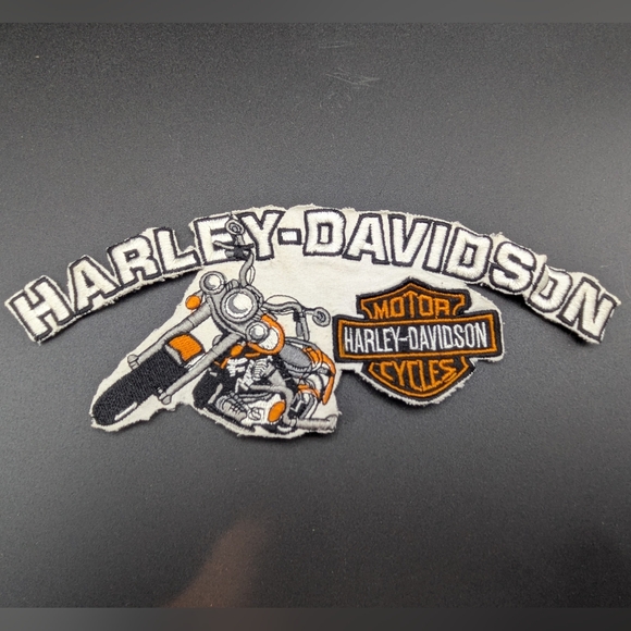 Vintage 12" Harley Davidson Screamin Eagle MC Embroidered Performance Patch Lot - Picture 8 of 9